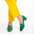 Pantofi dama verzi din piele ecologica cu toc Renaye, 5 - Kalapod.net