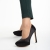 Pantofi dama negri din material textil cu toc Coriana, 5 - Kalapod.net