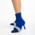 Botine dama albastre din material textil cu toc Revonda, 5 - Kalapod.net
