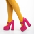 Pantofi dama fucsia din piele ecologica cu toc Beatrix, 4 - Kalapod.net