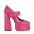 Pantofi dama fucsia din piele ecologica cu toc Beatrix, 2 - Kalapod.net