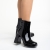 Botine dama negre din piele ecologica lacuita Rosalita, 3 - Kalapod.net