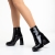 Botine dama negre din piele ecologica lacuita Rosalita, 4 - Kalapod.net
