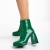 Botine dama verzi din piele ecologica lacuita Rosalita, 3 - Kalapod.net
