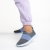 Pantofi sport dama gri cu albastru din material textil Sisto - Kalapod.net