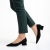 Pantofi dama negri din material textil cu toc Ziva, 3 - Kalapod.net