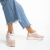 Pantofi sport dama roz din material textil Haya, 5 - Kalapod.net