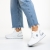 Pantofi sport dama albi din piele ecologica si material textil Nairobi, 3 - Kalapod.net