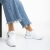 Pantofi sport dama albi din piele ecologica si material textil Nairobi, 5 - Kalapod.net