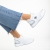Pantofi sport dama albi din piele ecologica si material textil Nairobi, 6 - Kalapod.net