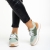 Pantofi sport dama verzi din piele ecologica si material textil Nairobi, 4 - Kalapod.net