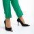 Pantofi dama negri din material textil cu toc Melany, 5 - Kalapod.net