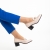 Pantofi dama bej din piele ecologica lacuita cu toc Ilonka, 6 - Kalapod.net
