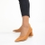 Pantofi dama camel din piele ecologica cu toc Amarilis, 3 - Kalapod.net