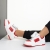 Pantofi sport dama albi cu rosu din piele ecologica Inola, 6 - Kalapod.net