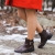 Botine dama maro din piele ecologica Elliana - Kalapod.net