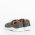 Pantofi sport copii gri cu portocaliu din material textil Amie, 4 - Kalapod.net