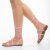 Sandale dama roz din material textil Nesrin, 7 - Kalapod.net