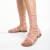 Sandale dama roz din material textil Nesrin, 8 - Kalapod.net