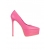 Pantofi dama fucsia cu toc din piele ecologica Malinda, 6 - Kalapod.net