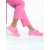 Pantofi sport dama fucsia din material textil Dasa, 4 - Kalapod.net
