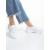 Pantofi sport dama albi din material textil Matrona - Kalapod.net