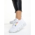 Pantofi sport dama albi din material textil Ankita, 2 - Kalapod.net