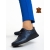 Pantofi casual dama albastri din piele naturala Anahita - Kalapod.net