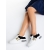 Pantofi sport dama albi cu negru din piele ecologica Nedelya, 6 - Kalapod.net