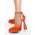 Pantofi dama portocalii din material textil Medeia, 2 - Kalapod.net