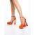Pantofi dama portocalii din material textil Medeia, 5 - Kalapod.net