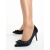 Pantofi dama negri cu toc din material textil Fauna, 2 - Kalapod.net