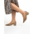 Pantofi dama maro din material textil cu toc Ziva, 6 - Kalapod.net