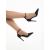 Pantofi dama negre din material textil cu toc Olamide - Kalapod.net