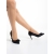 Pantofi dama negri cu toc din material textil Fauna, 5 - Kalapod.net