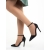 Pantofi dama negre din material textil cu toc Olamide, 5 - Kalapod.net