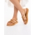 Sandale dama camel din piele ecologica Beloved, 2 - Kalapod.net