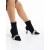 Botine dama negre din material textil cu toc Revonda - Kalapod.net