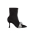 Botine dama negre din material textil cu toc Revonda, 6 - Kalapod.net
