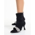 Botine dama negre din material textil cu toc Revonda, 2 - Kalapod.net