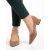 Pantofi dama bej din material textil cu toc Ziva, 3 - Kalapod.net