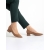 Pantofi dama bej din material textil cu toc Ziva, 5 - Kalapod.net