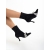 Botine dama negre din material textil cu toc Revonda, 5 - Kalapod.net