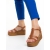Sandale dama Girlhood camel din piele naturala Afroditi, 4 - Kalapod.net