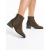 Botine dama verzi din piele ecologica si piele intoarsa Angeline, 4 - Kalapod.net
