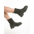 Botine dama verzi din piele ecologica si material textil Chiara, 5 - Kalapod.net