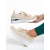 Pantofi sport dama bej din material textil Davinia - Kalapod.net