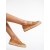 Espadrile dama camel din material textil Sandria, 4 - Kalapod.net
