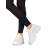 Pantofi sport dama albi din material textil Genie, 2 - Kalapod.net