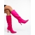 Cizme dama fucsia din material textil Saori, 4 - Kalapod.net
